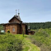 Eglise russe en bois Sylvanes