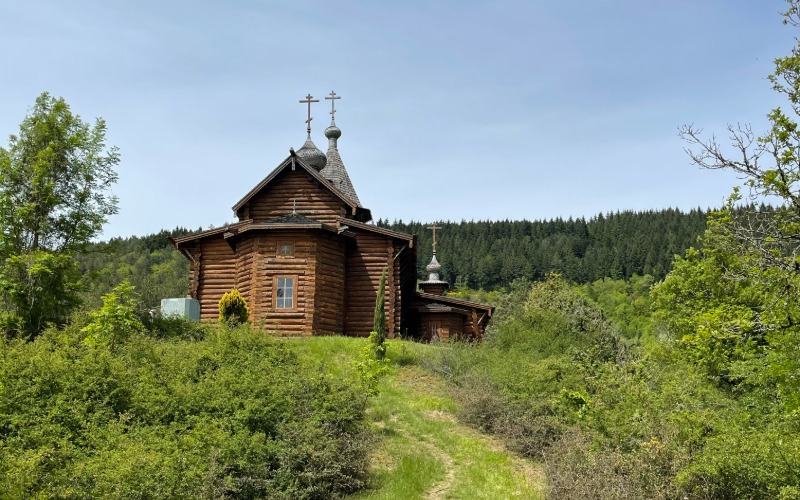 Eglise russe en bois Sylvanes